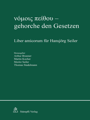 cover image of νόμοις πείθου--gehorche den Gesetzen